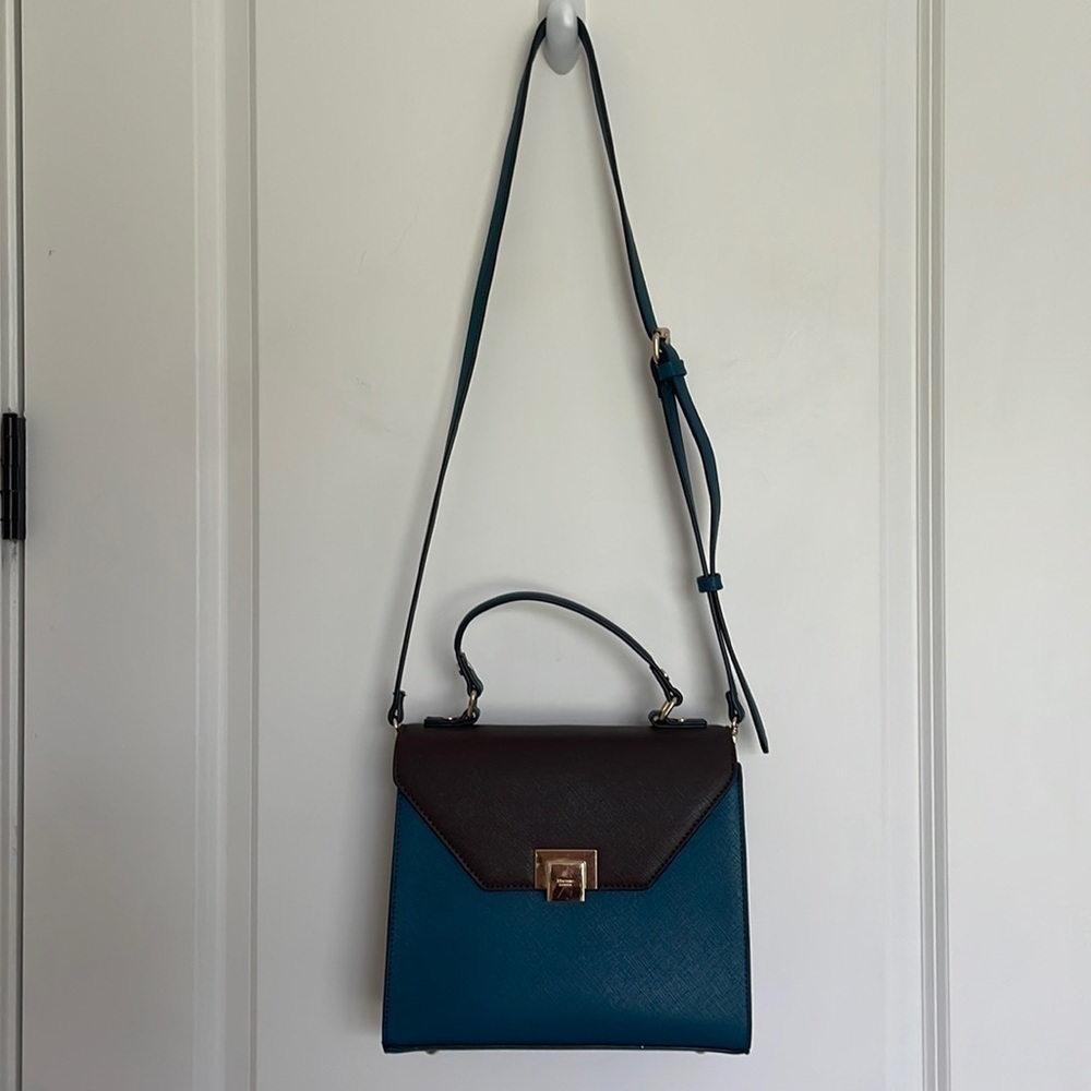 Dune London Women’s Handbag Teal/Brown